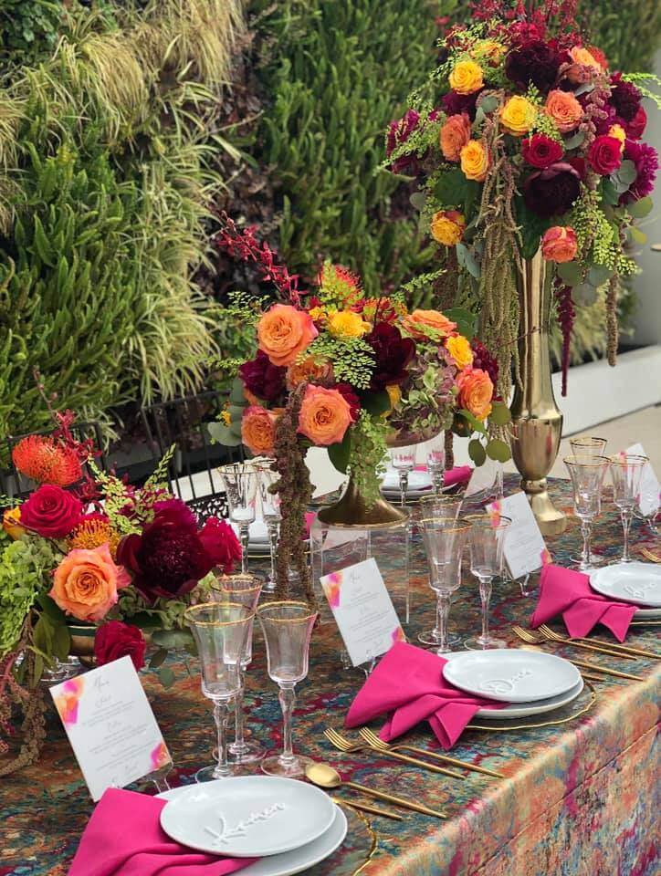 Event Professionals Marketplace tablescape in Beverly Hills