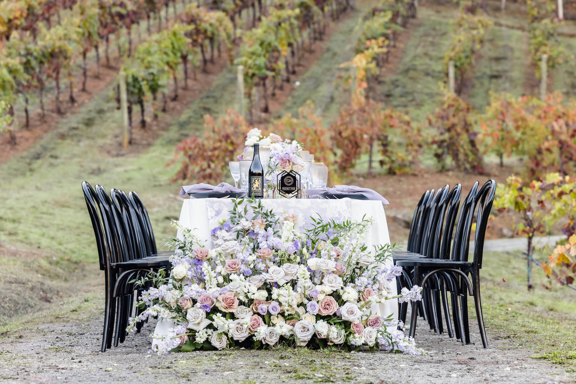 Napa Valley Tablescape by EPM Project Rise