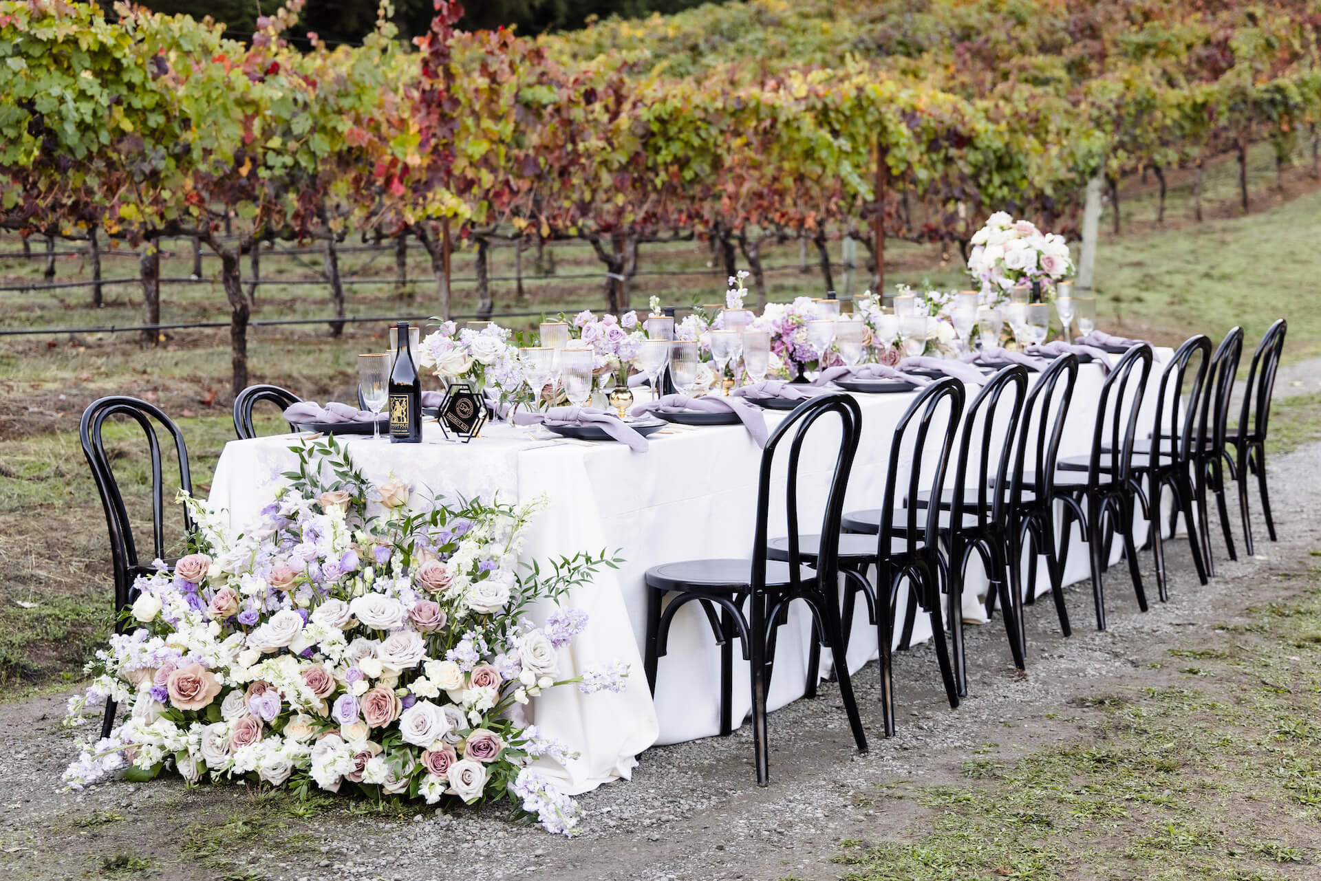 Napa Valley Tablescape by EPM Project Rise