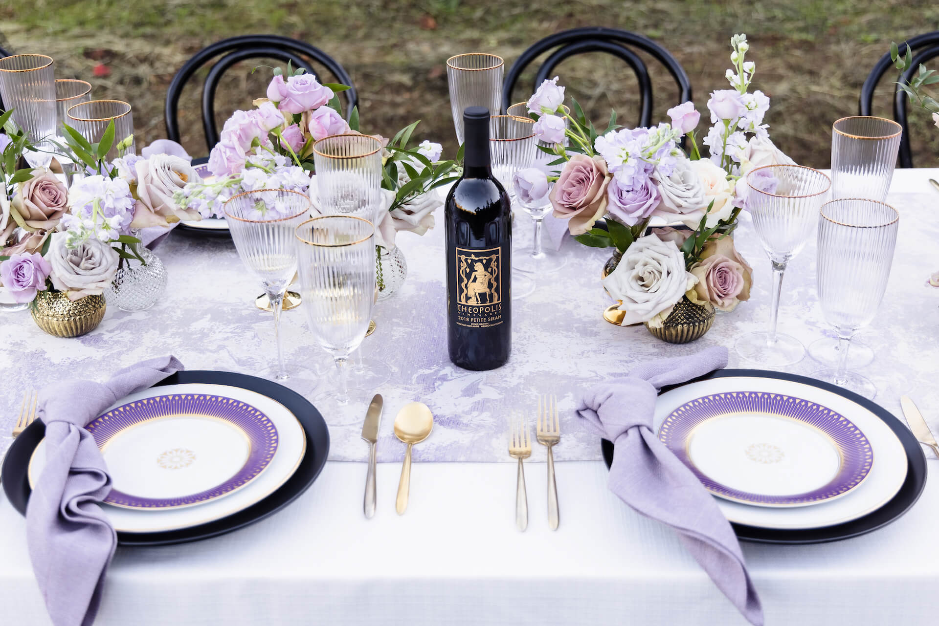 Napa Valley Tablescape by EPM Project Rise