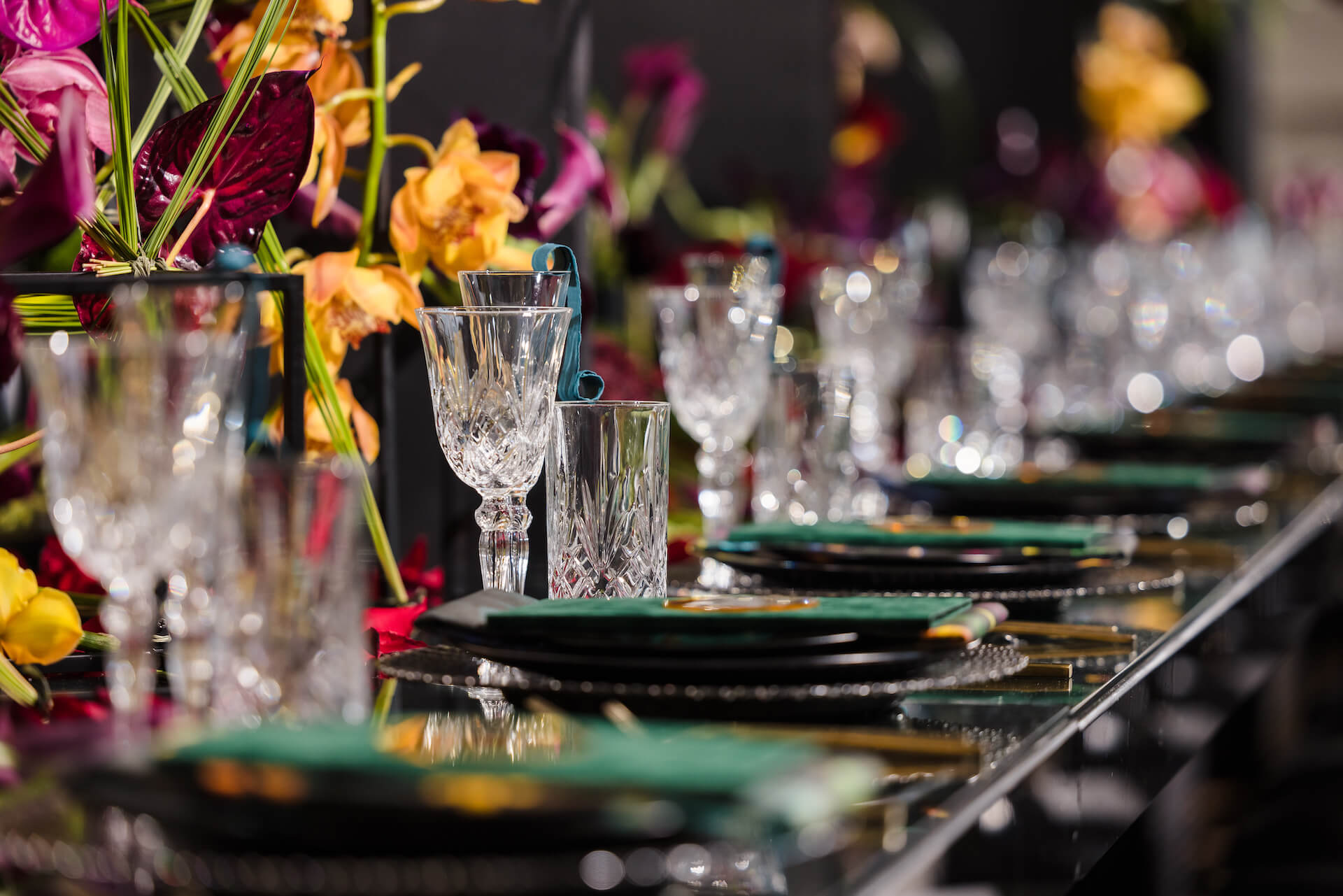 Project Rise Retreat floral tablescape